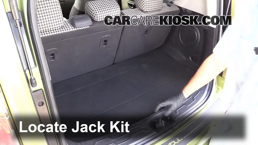 2011 Kia Soul Plus 2.0L 4 Cyl. Tires & Wheels Change a Flat Tire